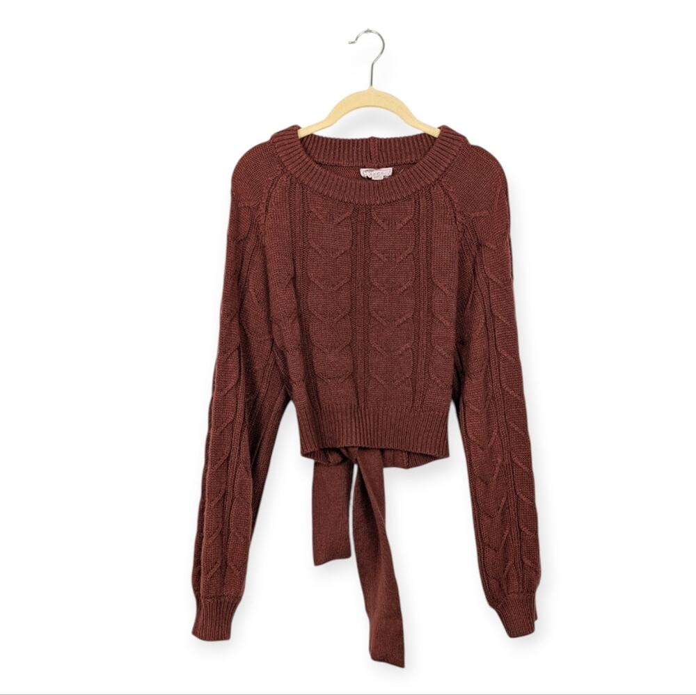 Sage The Label Remind You Not Backless Knit Sweater Size L